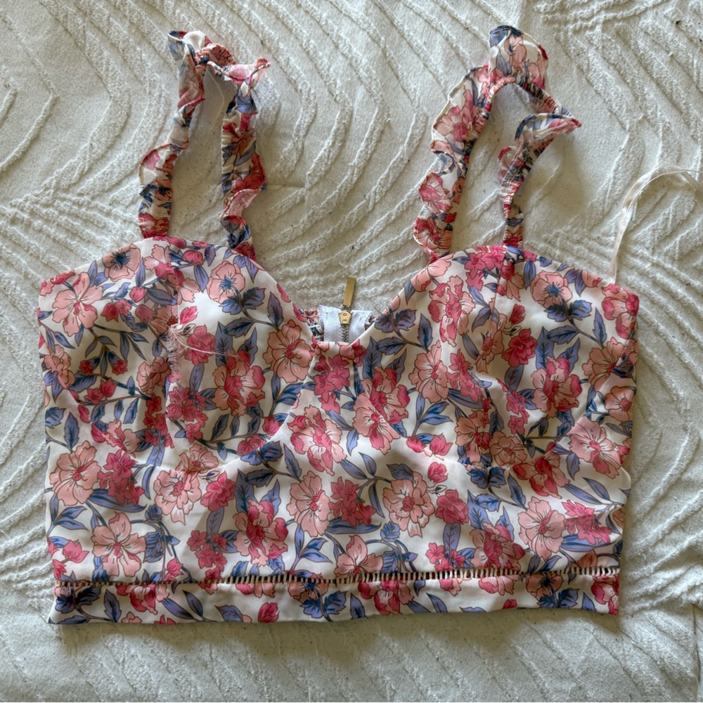 Kendall & Kylie Pink and Blue Floral Kids Bottoms
